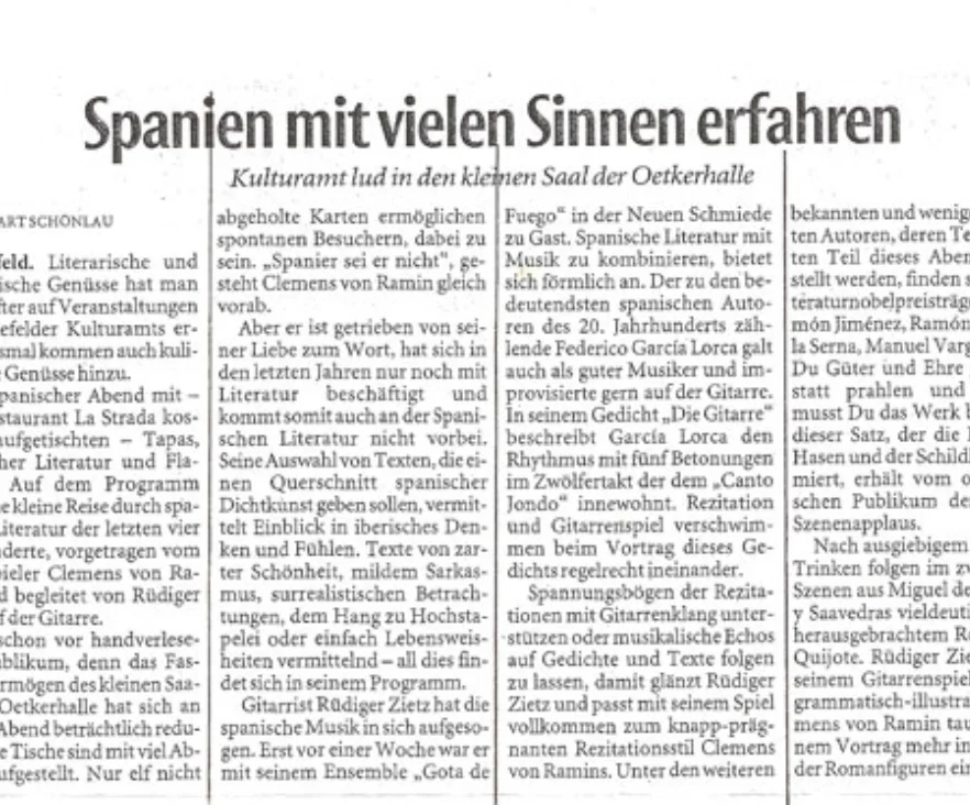 Presse „Don Quijote“