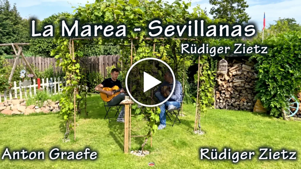 Gitarrenduo Anton Graefe und Rüdiger Zietz – Video La Marea, Sevillanas