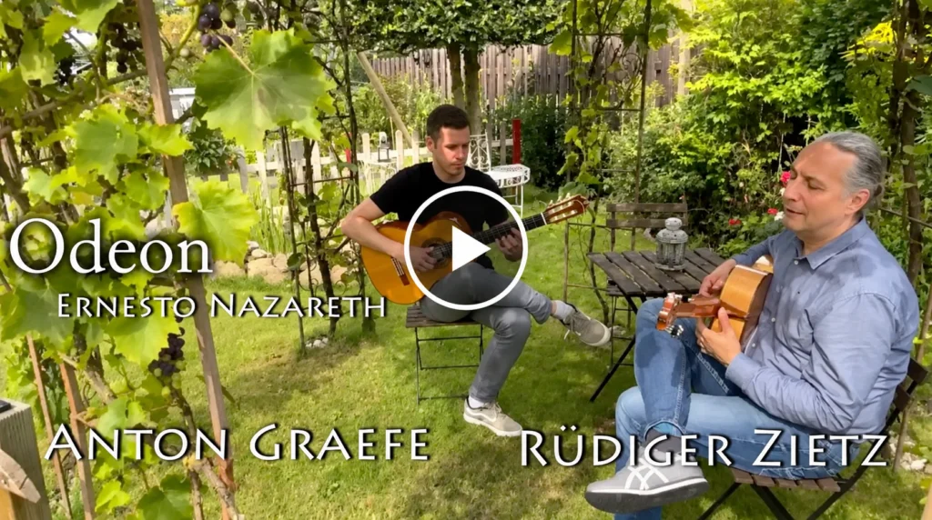 Anton Graefe und Rüdiger Zietz spielen Odeon von Ernesto Nazareth